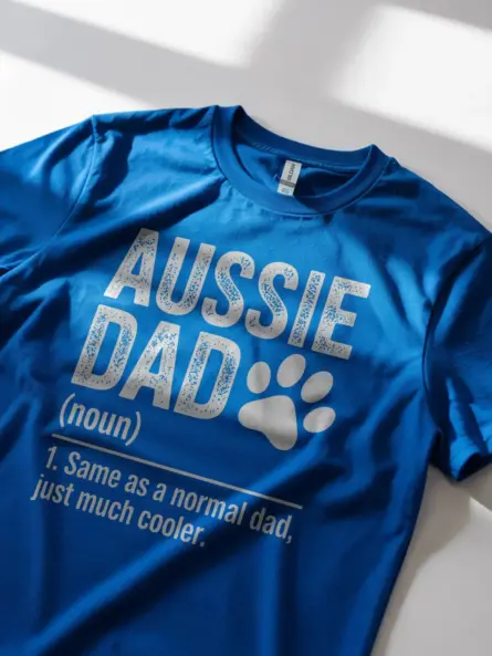 Epic Aussie Dad Shirt – Funny Australian Shepherd Dog Tee - Image 13
