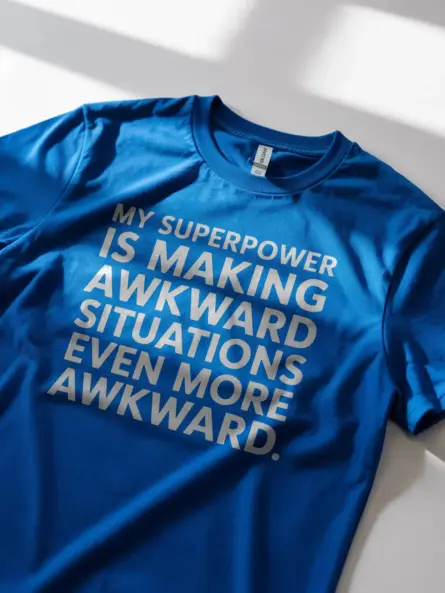 Awkward Is My Superpower Shirt – Funny Introvert Tee for Social Humor Fans - Image 11
