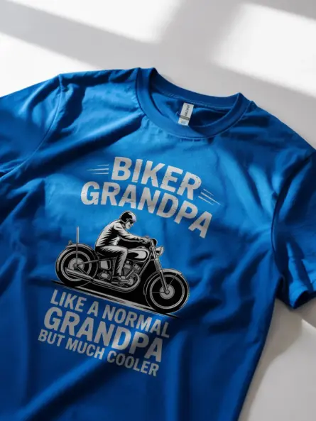 Biker Grandpa Shirt – Funny Gift Tee for Cool Motorcycle Grandpas - Image 11