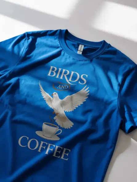 Bird and Coffee T-Shirt for Birdwatchers and Nature Lovers - Image 11