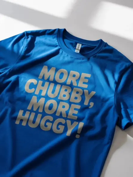 Body Positive Chubby Huggy T-Shirt – Plus Size Self Love Tee - Image 11
