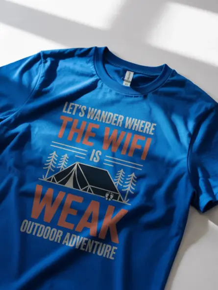 Digital Detox Camping T-Shirt for Outdoor Adventure Lovers - Image 11