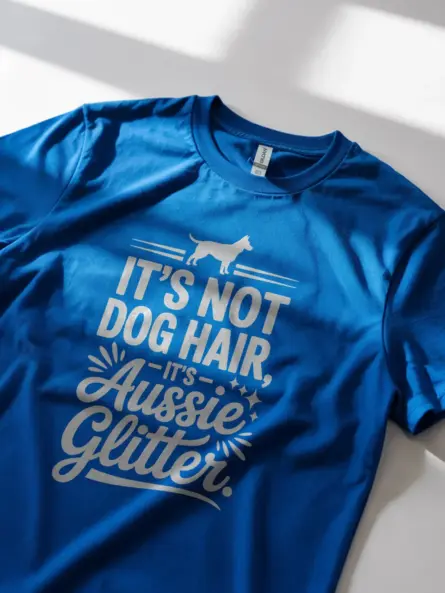Funny Dog Hair Is My Glitter Shirt – Aussie Sparkle Tee - Image 7