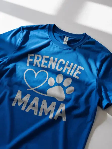 Frenchie Mama Shirt – Cute Minimal Dog Mom Tee for Women - Image 15