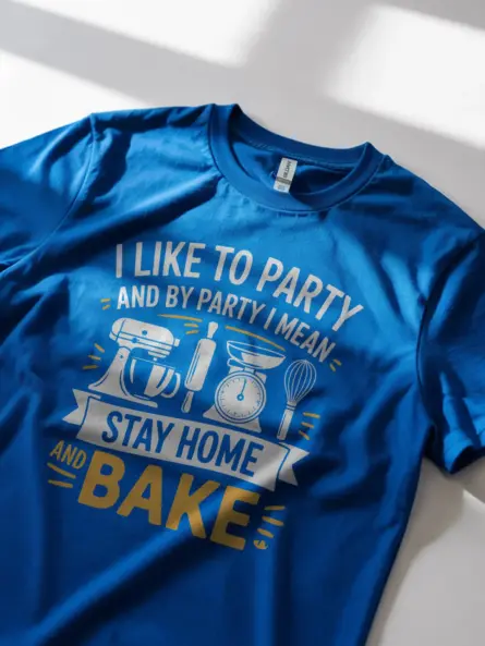 Funny Baking Party T-Shirt for Home Bakers - Image 8