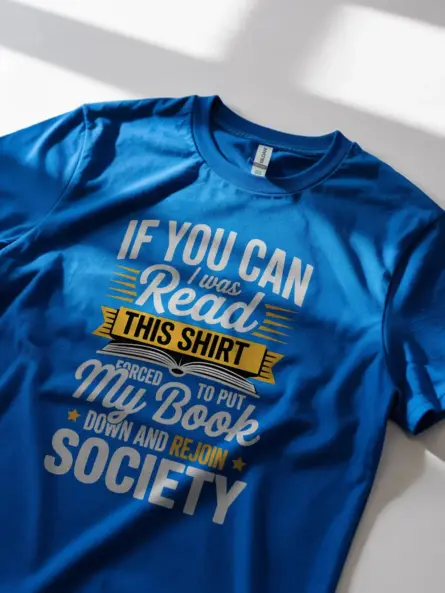 Funny Book Down Shirt for Readers Forced to Rejoin Society - Image 11