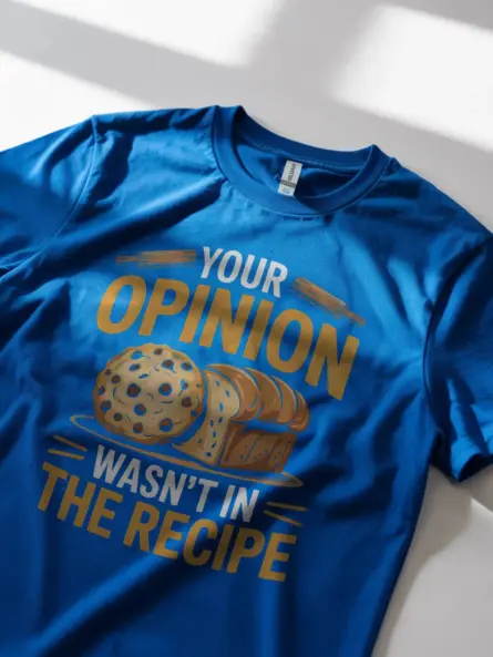 Savage Funny Opinion Baking T-Shirt for Chefs - Image 11