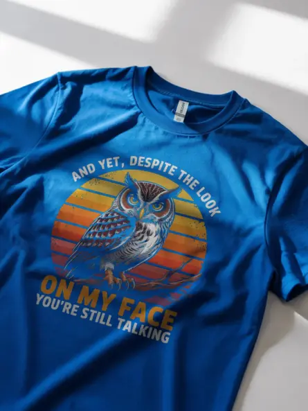 Funny Owl Quote T-Shirt for Bird Lovers - Image 12
