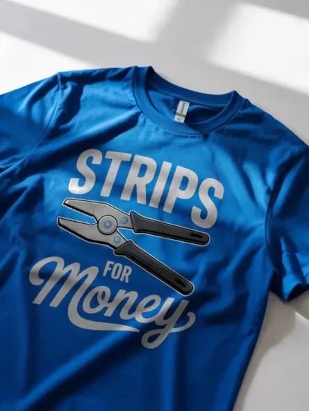 Funny Wire Stripper Electrician Shirt – Strips for Money - Image 11
