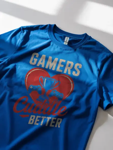 Romantic Gamer T-Shirt for Couples - Image 8