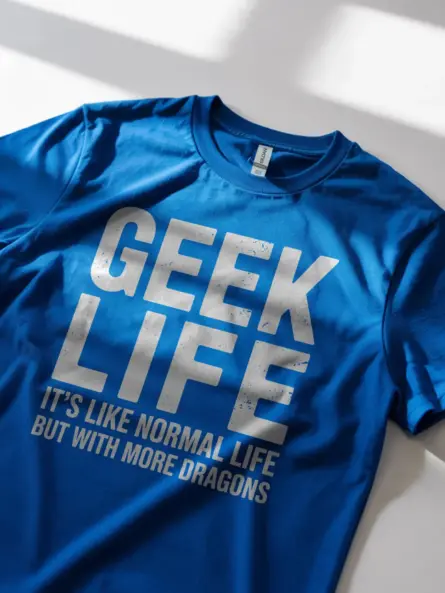 Geek Life Dragon T-Shirt for Nerds - Image 12