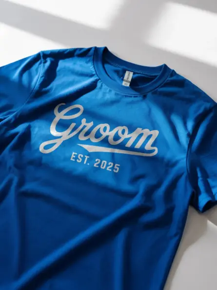 Groom Est Shirt – Vintage Wedding Tee for Bachelor Parties 2025 - Image 5