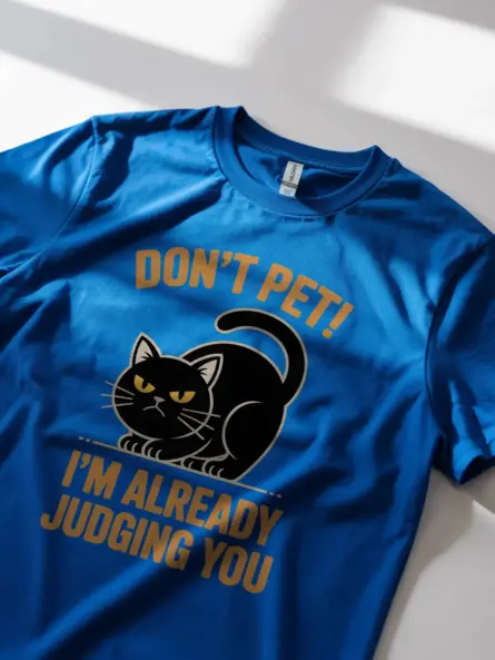 Grumpy Cat Shirt – Funny Minimalist Design for Sarcastic Pet Lovers - Image 11