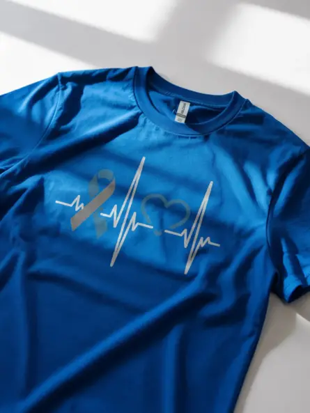 Heartbeat Diabetes Ribbon Shirt – Bold Awareness Tee for Nurses & Supporters - Image 11