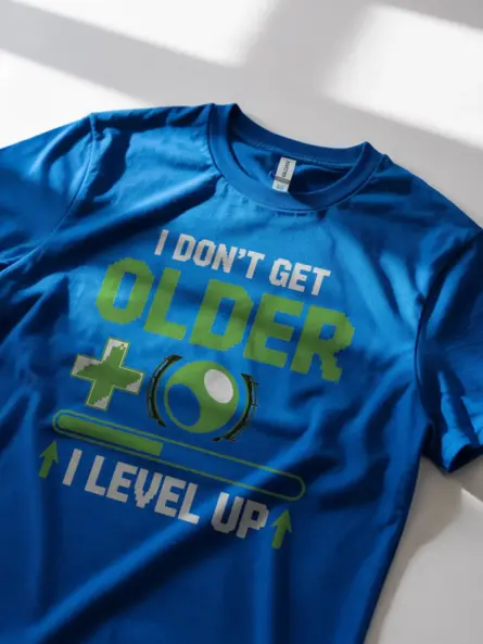 Level Up Birthday Gamer T-Shirt - Image 2