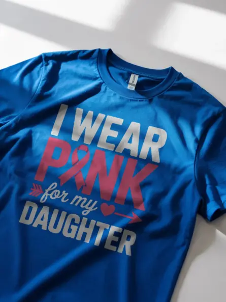 I Wear Pink for My Daughter Shirt – Bold Parent Support Tee - Image 12