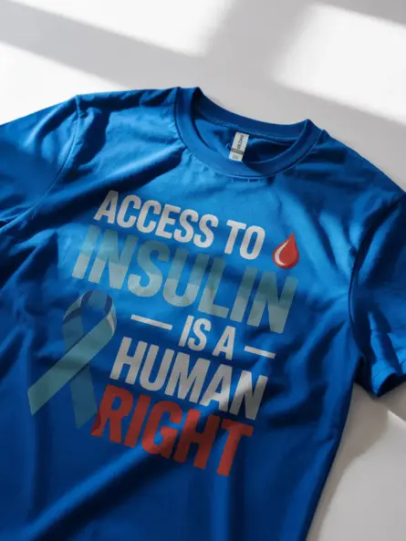 Insulin Is a Human Right Shirt – Bold Diabetes Advocacy Protest Tee - Image 8