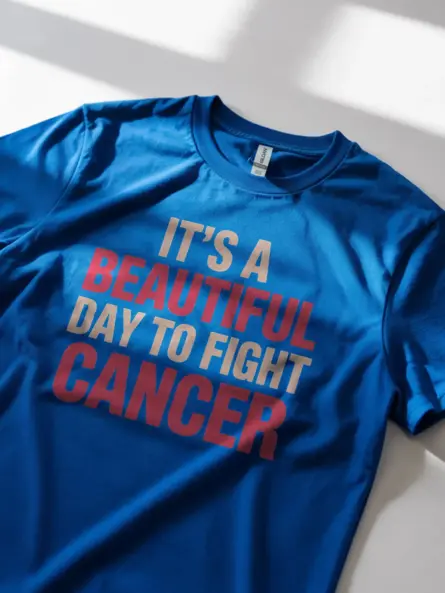 It's a Beautiful Day to Fight Cancer Shirt – Empowering Quote Tee - Image 12