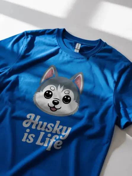 Kawaii Husky T-Shirt – Cute Chibi Dog Life Tee for Anime Fans - Image 12
