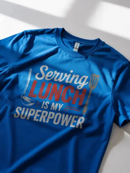 Lunch Lady Superpower T-Shirt for Cafeteria Staff - Image 11
