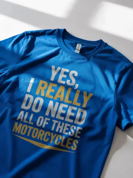 Bold Motorcycle Collector T Shirt with Vintage Humor Design - Image 11