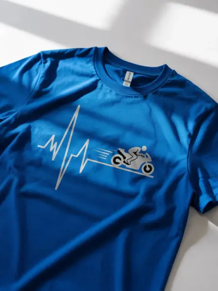 Heartbeat of a Rider – Motorcycle Heartbeat Shirt for Bikers & Nurses - Image 11
