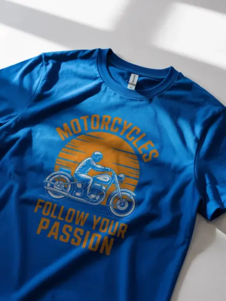 Epic Motorcycle Passion T-Shirt – Vintage Sunset Biker Design - Image 11