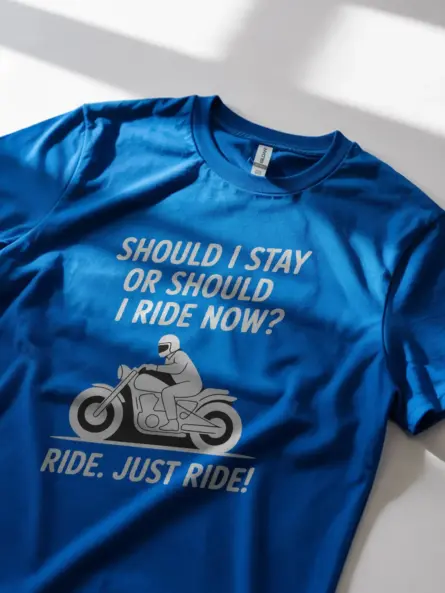 Minimalist Motorcycle Ride T-Shirt – Just Ride with Purpose - Image 11