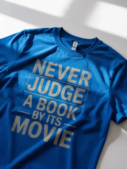 Funny Never Judge a Book by Its Movie T-Shirt - Image 12