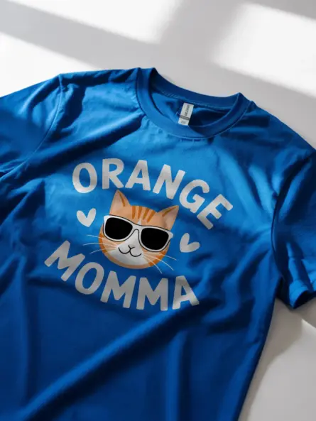 Orange Tabby Cat Mom Shirt – Cute Cat Mom Gift - Image 8