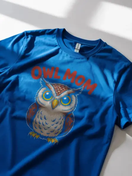 Owl Mom T-Shirt for Bird Lovers - Image 12