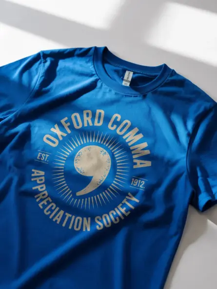 Oxford Comma Shirt – Vintage “Appreciation Society Est. 1912” Tee - Image 11