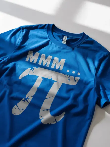 Bold Pi Symbol Shirt with Distressed Math Style for STEM Fans - Image 11