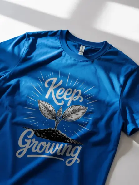 Keep Growing Plant Lover Inspirational T-Shirt - Image 11