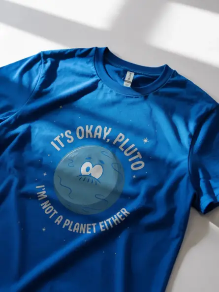 Funny Pluto Not a Planet T-Shirt – Space Meme Tee - Image 11