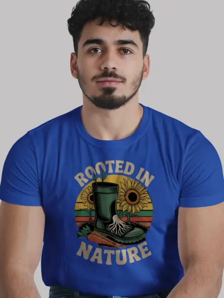 Rooted in Nature T-Shirt Vintage Gardening Tee - Image 12