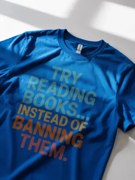 Read Banned Books Shirt – Bold Advocacy Tee for Librarians & Teachers - Image 11