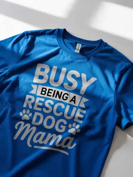 Rescue Dog Mama T-Shirt – Bold Statement Tee for Pet Lovers - Image 11