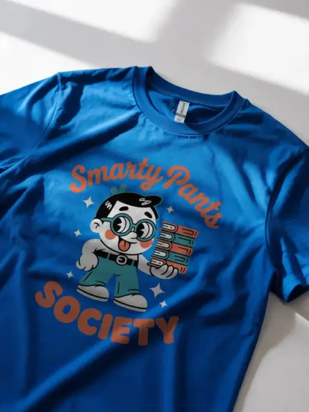 Retro Cartoon T Shirt – Smarty Pants Society Graphic Tee for Nerds - Image 11
