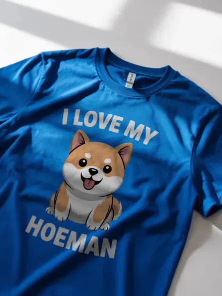 Adorable Shiba Inu T Shirt – Funny “I Love My Hoeman” Dog Lover Tee - Image 11