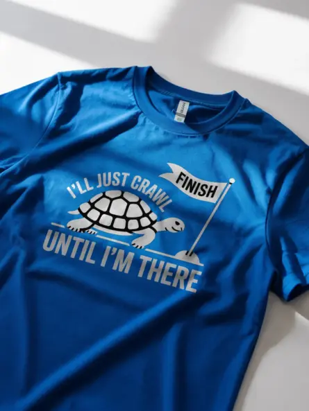 Motivational Slow and Steady Shirt – Tortoise Finish Line Tee - Image 11