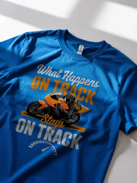 Bold Track Day T-Shirt – Ride Hard, Lean Fast, Stay Wild - Image 11