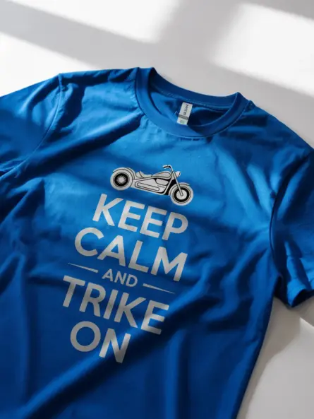 Bold Trike Motorcycle T-Shirt – Keep Calm Rider Club Tee - Image 11