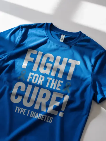Type 1 Diabetes Shirt – Bold Fight for the Cure Awareness Tee - Image 11