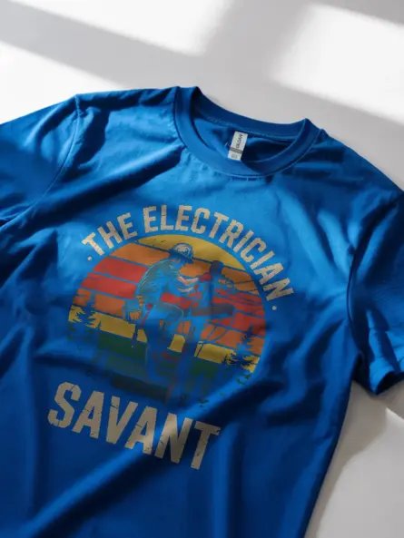 Vintage Electrician T-Shirt – The Electrician Savant Tee - Image 11