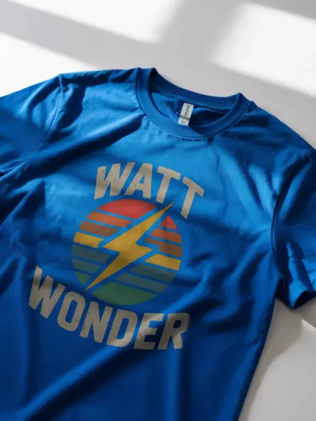 WATT WONDER Vintage Electrician T-Shirt - Image 11