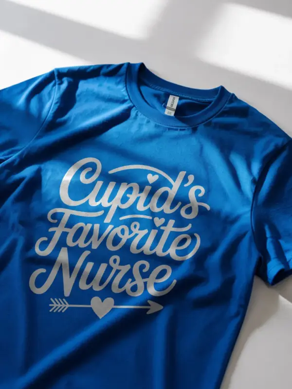 Royal Blue Lifestyle Nurse Tee for Valentine’s Gift