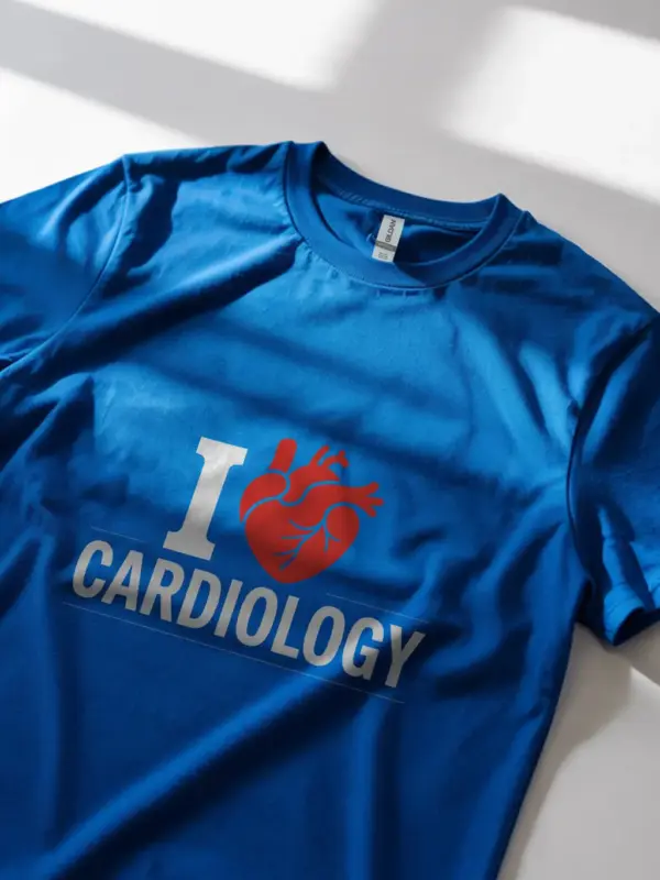 Royal Blue Lifestyle Anatomical Heart Cardiology Shirt Gift
