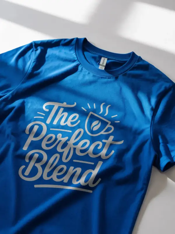 royal blue the perfect blend coffee shirt gift for coffee lovers