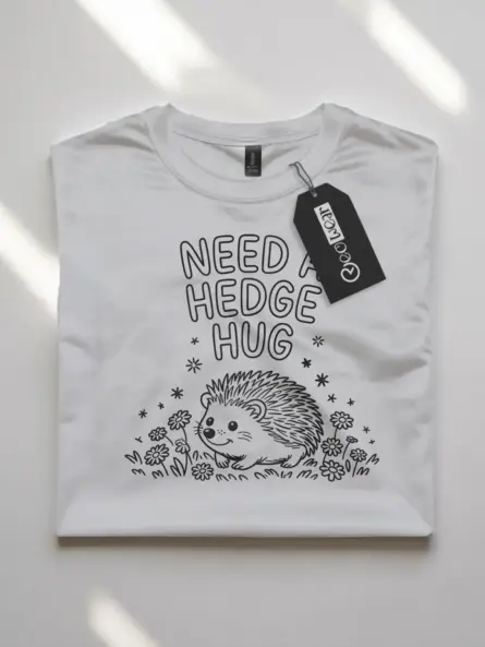 Cute Hedgehog T-Shirt – Need a Hedge Hug Tee - Image 10